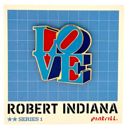 Robert Indiana Enamel Pin