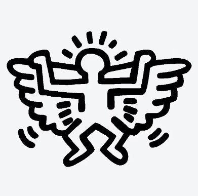 Inkbox Angel Icon Semi-Permanent Tattoo