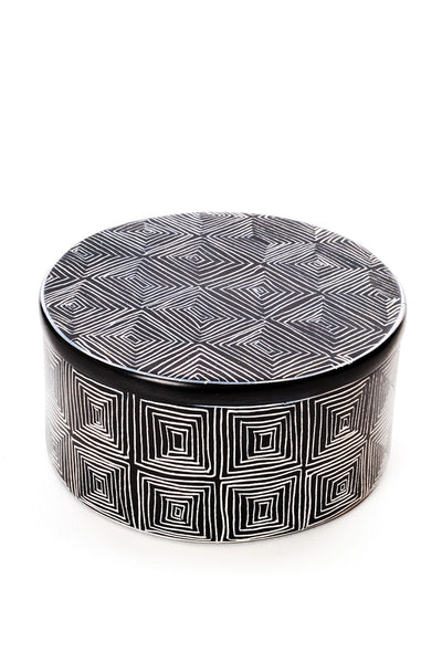 Segou Squares Mudcloth Soapstone Desktop Boxes