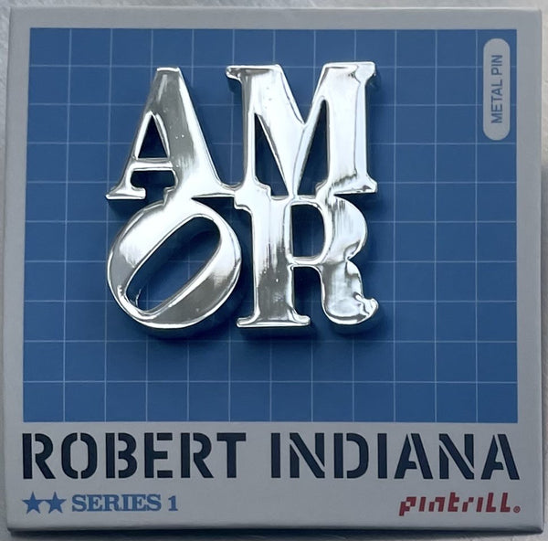 Robert Indiana AMOR Pin