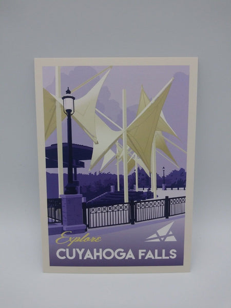 Postcard Set of 12 Explore Cuyahoga Falls Postcards