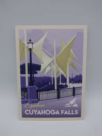 Postcard Set of 12 Explore Cuyahoga Falls Postcards