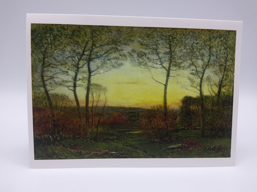 Note Card Featuring The New Moon by Dwight W. Tryon