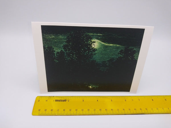 Note Card Featuring Diana's Mirror by Ralph Albert Blakelock