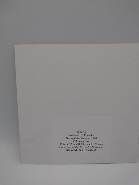 Matted Print of Through The Vines by Frederick Carl Frieseke