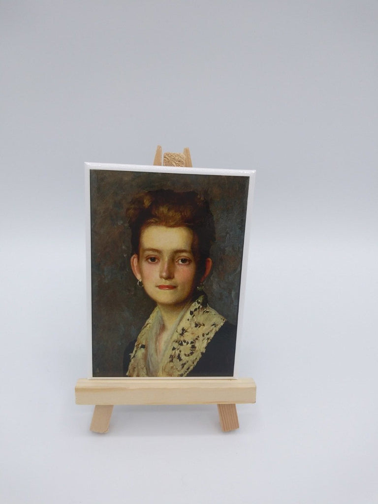 Fridge Magnet Featuring Miss Molly Duveneck by Frank Duveneck