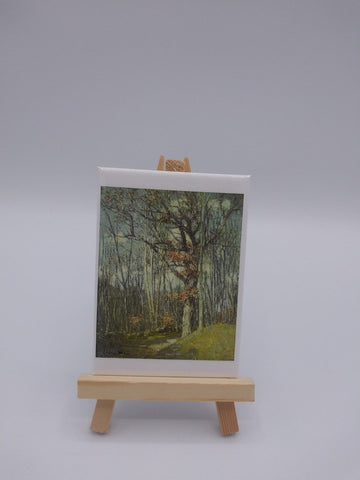 Fridge Magnet Featuring White Oaks by Julian Alden Weir