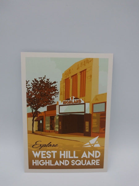 Postcard Set of 12 Explore West Hill and Highland Square Postcards