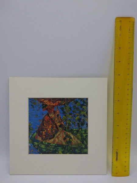 Matted Print of Through The Vines by Frederick Carl Frieseke