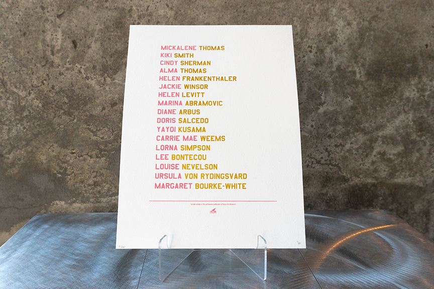 Print Featuring Women Artists of the Akron Art Museum Collection