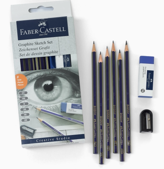 Graphite Pencil Sketch Set