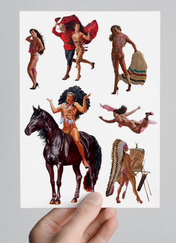 Kent Monkman Sticker Pack