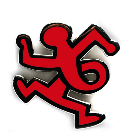 Keith Haring Twist Man Pin