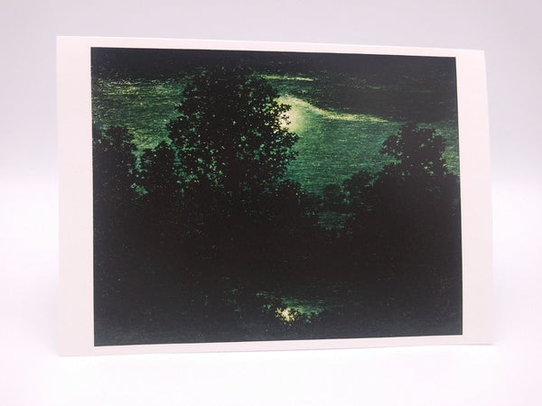 Note Card Featuring Diana's Mirror by Ralph Albert Blakelock