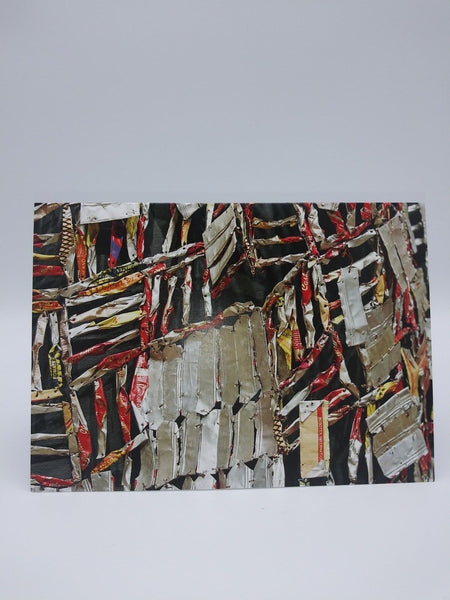 Note Card Featuring Ozone Layer by El Anatsui