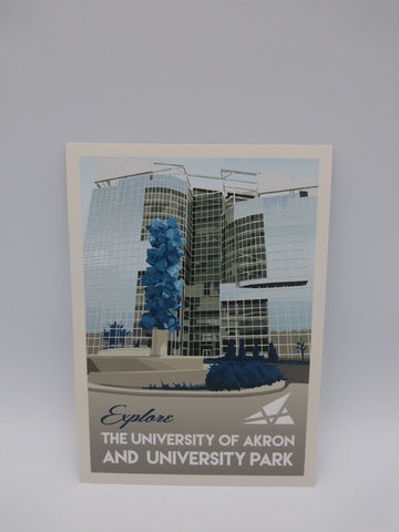 Postcard Set of 12 Explore The University of Akron and University Park Postcards