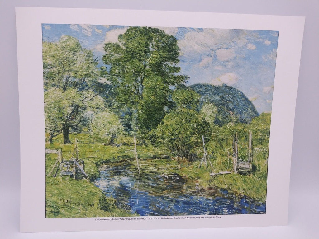 Bedford Hills Print by Childe Hassam