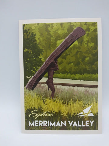 Postcard Set of 12 Explore Merriman Valley Postcards